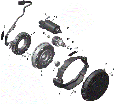 01- ROTAX - Magneto and Electric Starter