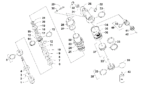 REAR SUSPENSION FRONT ARM SHOCK ABSORBER [101913]