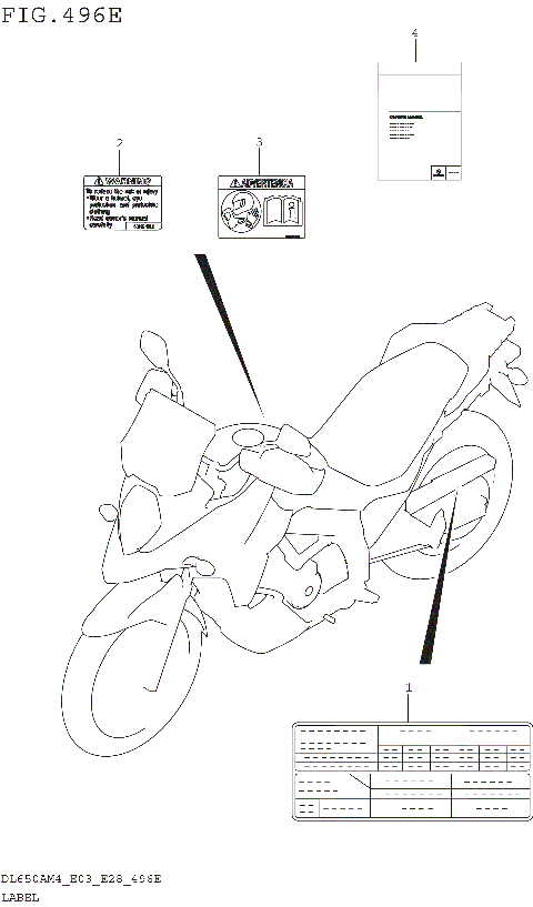 LABEL (DL650XAM4 E28)