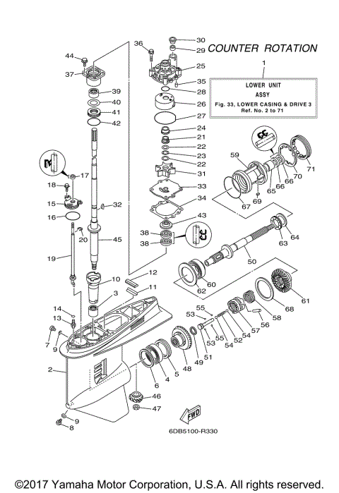 LOWER CASING DRIVE 3