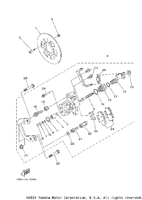 REAR BRAKE CALIPER 2