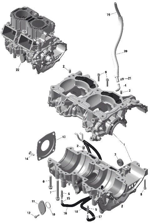 01- ROTAX - Crankcase
