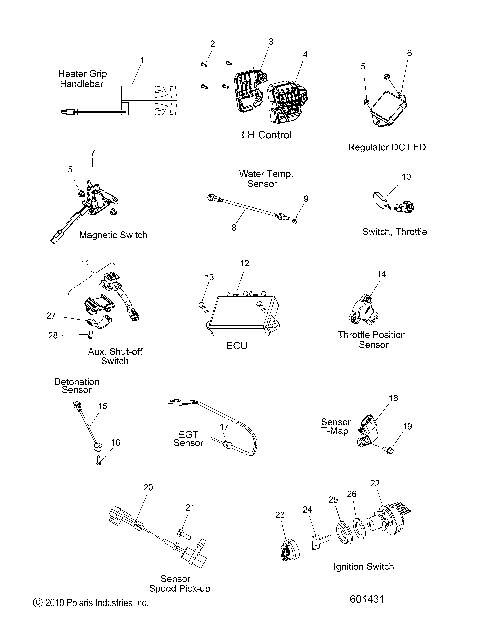 ELECTRICAL, SWITCHES, SENSORS and COMPONENTS - S20EEG6PSL (601431)