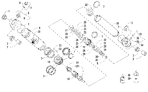 FRONT SUSPENSION SHOCK ABSORBER [98793]