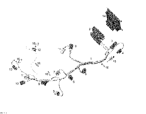 10- Engine harness and electronic module