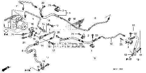 REAR BRAKE PIPE (FSC600A)