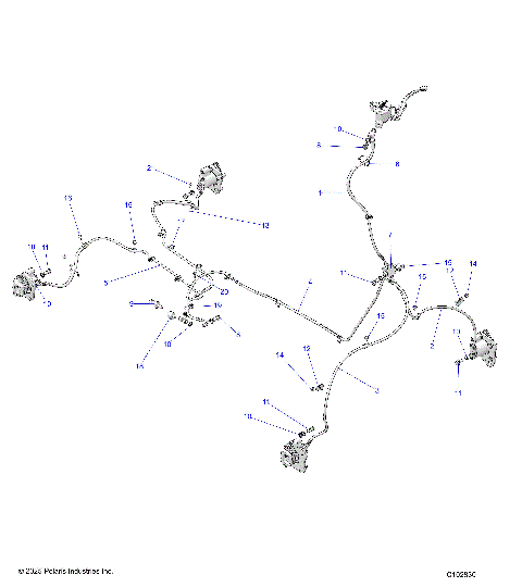 BRAKES, BRAKE LINES - A26SHE57CN (C102830)