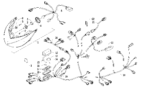 HEADLIGHT AND WIRING ASSEMBLIES [98050]