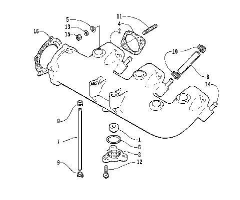 EXHAUST MANIFOLD ASSEMBLY [54163]