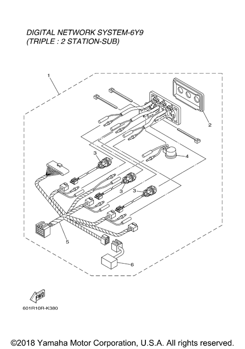 CLP SWITCH PANEL TRIPLE (2ND HELM)