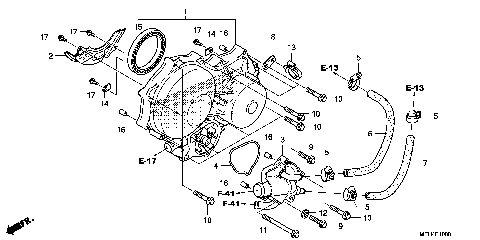 LEFT CRANKCASE COVER