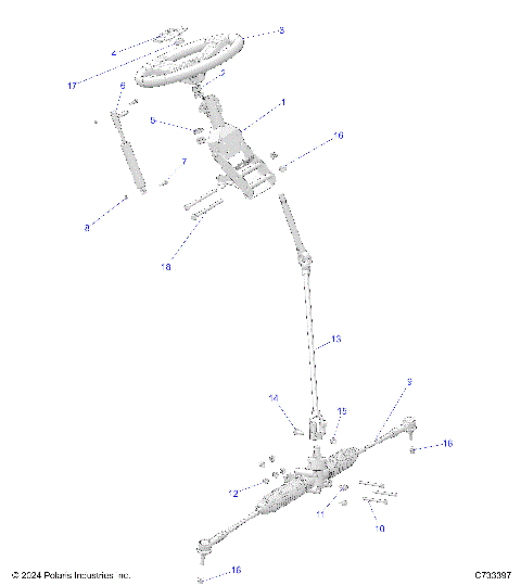 STEERING, STEERING ASM. - R25MAA57L1 (C730447)