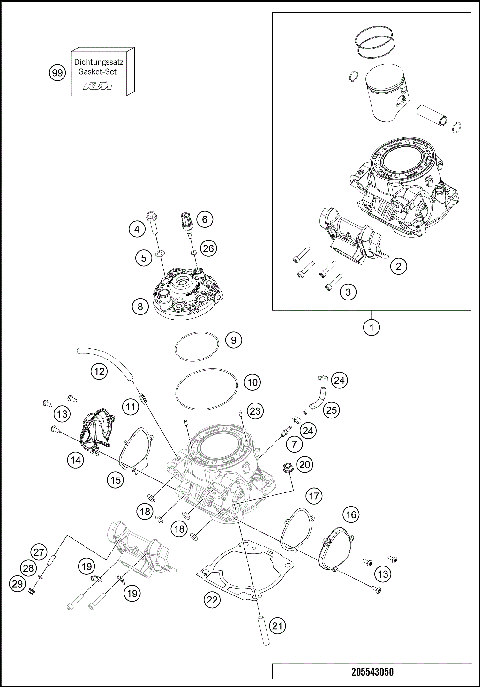 CYLINDER, CYLINDER HEAD