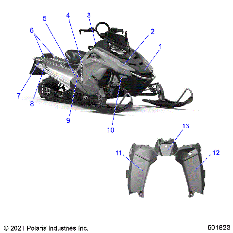 BODY, DECAL - S23CEU5TSL (601815)