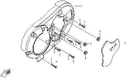 LEFT SIDE COVER ASSY (GOES)