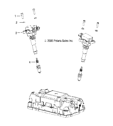 ELECTRICAL, IGNITION COILS and SPARK PLUGS - S12PU7ESL/EEL (4997479747D06)