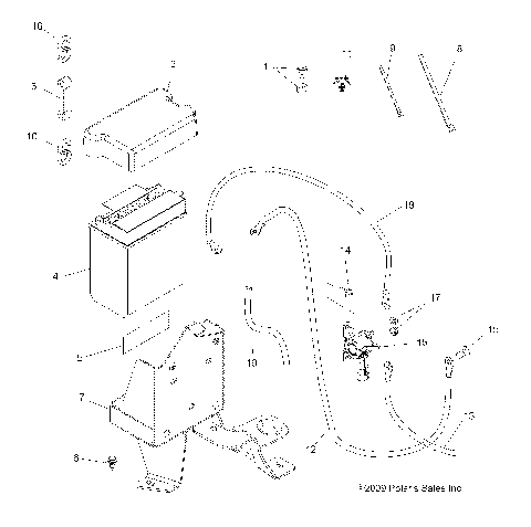 ELECTRICAL, BATTERY - A12DH50AX/AZ (49ATVBATTERY11SP500TRG)