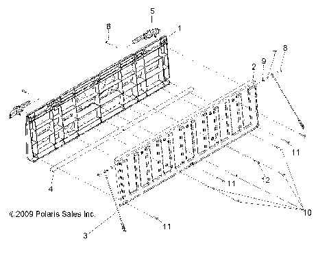 BODY, TAILGATE ASM. - R10RH45AG/AH/AR (49RGRTAILGATE10)