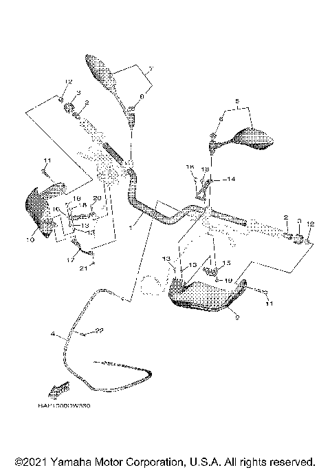 STEERING HANDLE CABLE