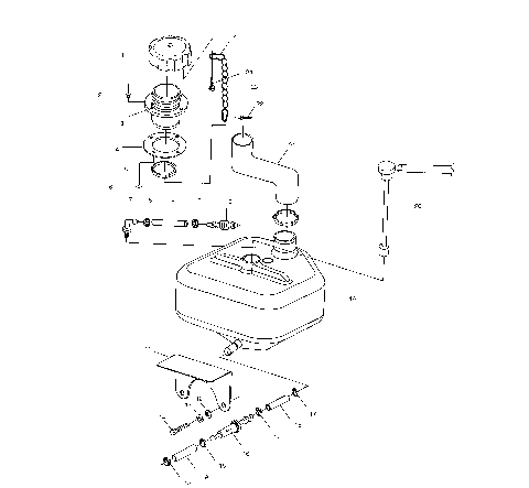 OIL TANK - W004699D (4955765576A013)