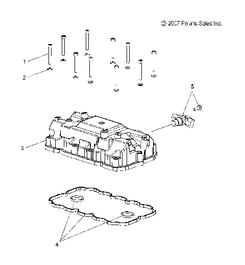 ENGINE, VALVE COVER - S12PU7ESL/EEL (49SNOWVALVECVR08IQTRBO)