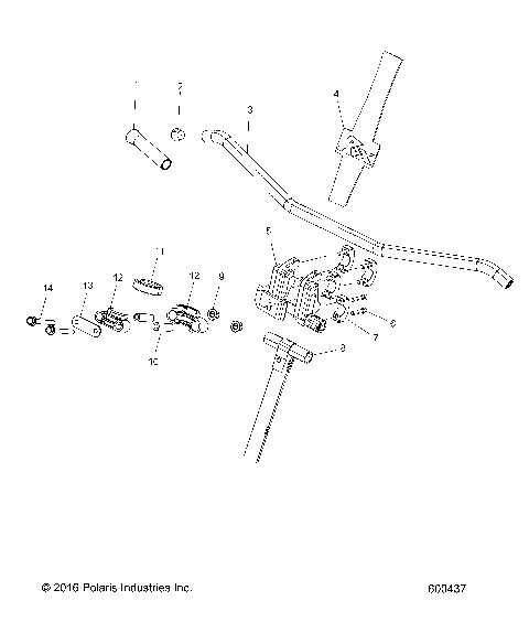 STEERING, UPPER and HANDLEBAR ASM. - S17DDJ6PEM (600437)