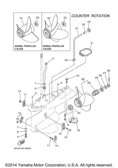 LOWER CASING DRIVE 4