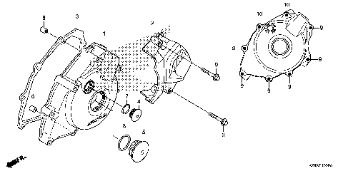 LEFT CRANKCASE COVER