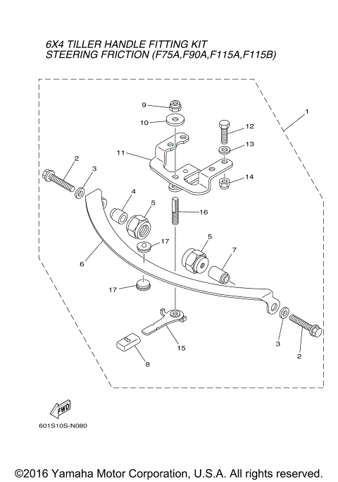 STEERING FRICTION F75 F90 F115