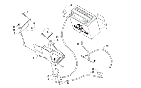BATTERY AND TRAY ASSEMBLY