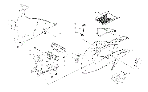 WINDSHIELD AND INSTRUMENTS ASSEMBLIES [105127]