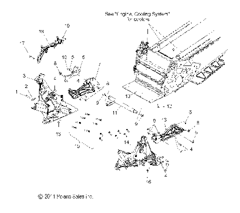CHASSIS, BULKHEAD ASM. - S12CK6/CM6 ALL OPTIONS (49SNOWCHASSISFRT12600RMK)
