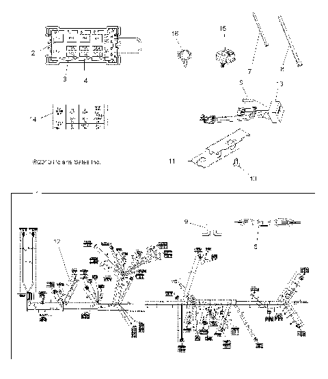 ELECTRICAL, HARNESS - A11TN85AA (49ATVHARNESS11SP850X2)