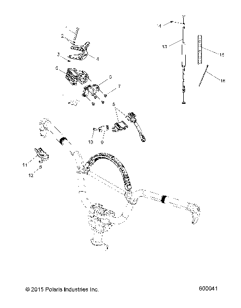 ENGINE, THROTTLE CONTROL ASM. - S16EN8/EY8 ALL OPTIONS (49SNOWTHROTTLE13RMK)