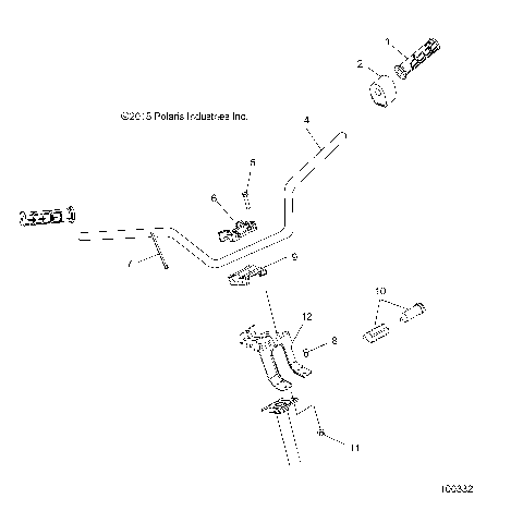 STEERING, HANDLEBAR and CONTROLS - A16SDS57C2 (100332)