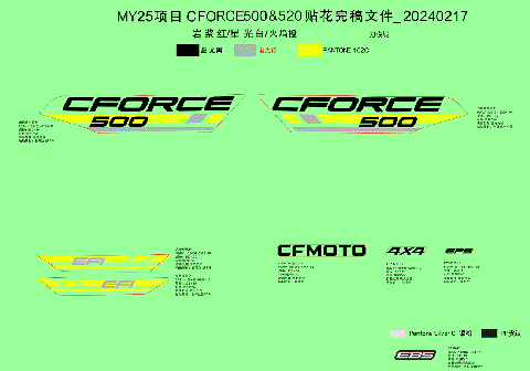 DECAL KITS (MAGMA RED, PEARL WHITE)