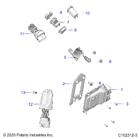 ELECTRICAL, SWITCHES, SENSORS and ECM - A21SEZ57AM/AN/BM/BN (C102312-3)