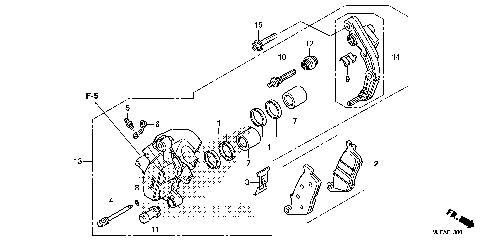 FRONT BRAKE CALIPER (1)
