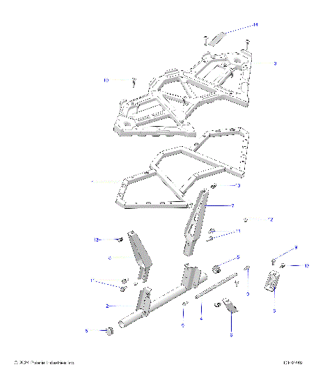 BODY, REAR RACK - A25SVA85A4 (C102749)
