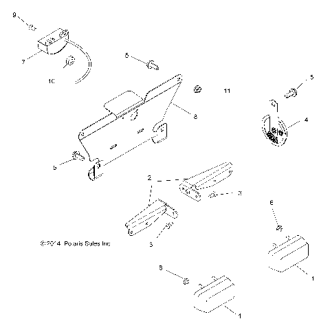 ELECTRICAL, TURN SIGNALS, HORN and LICENSE PLATE LIGHT - A16SET57C1/C7/SES57C1/C2/SBT57C1 [49ATVTURNSIG15TRCTR]