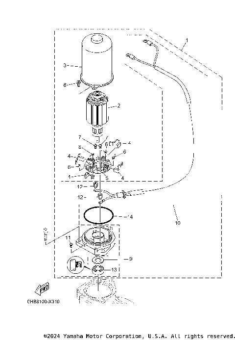 POWER TRIM & TILT ASSY 2