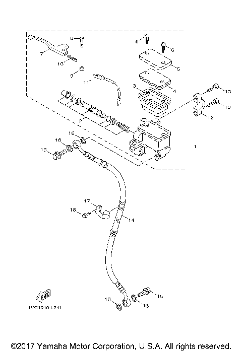 FRONT MASTER CYLINDER