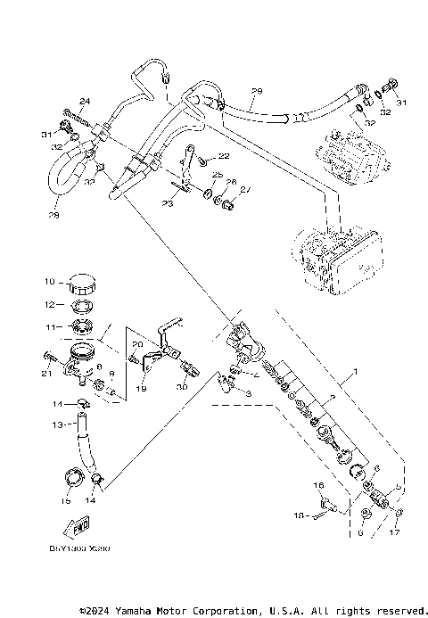 REAR MASTER CYLINDER