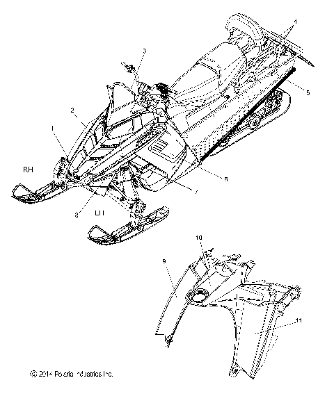 BODY, DECALS - S15CT5BEL/BSL/BSM (49SNOWDECAL15550LXT)