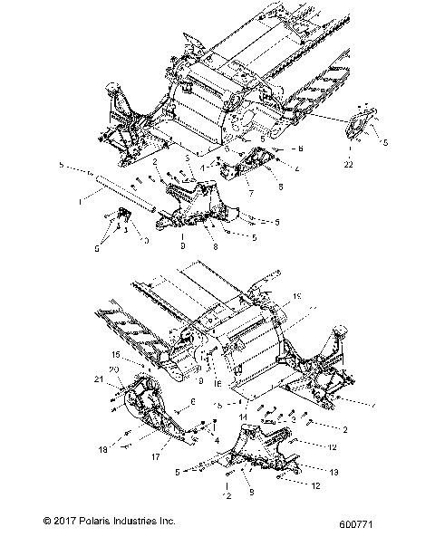 CHASSIS, BULKHEAD ASM. - S18EEF6PSL/PEL (600771)