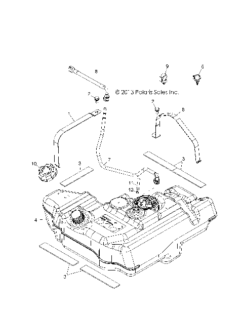 BODY, FUEL TANK - Z14VH76AC/AD/EAI/EAK/EAJ/EAL/EAW (49RGRFUEL14RZR800)