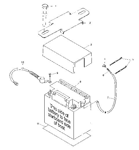 BATTERY BOX - I994590 (4951425142b006)