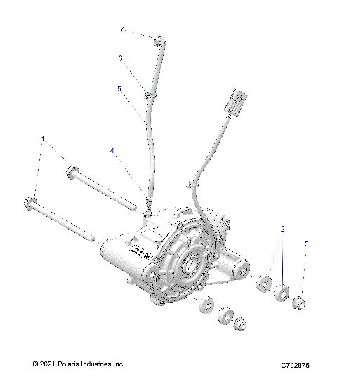 DRIVE TRAIN, FRONT GEARCASE MOUNTING - G24G5K99A/99B (C702875)