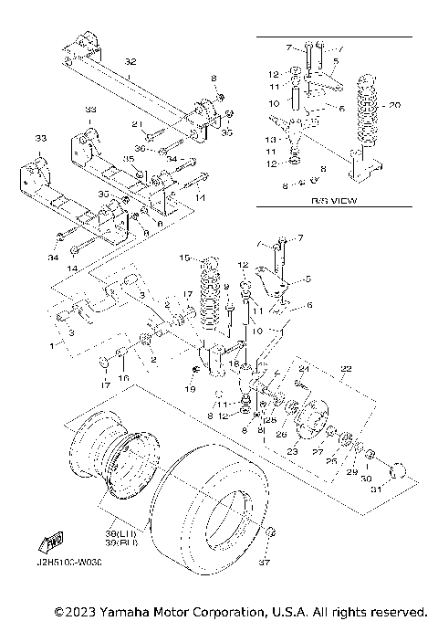 FRONT SUSPENSION & WHEEL