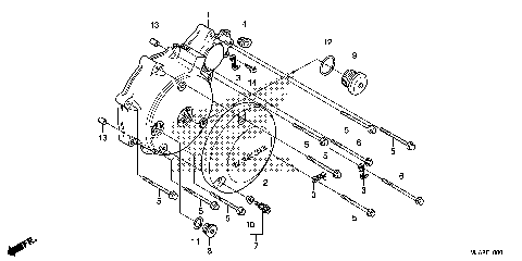 LEFT CRANKCASE COVER